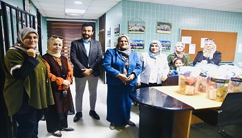 With the advent of the good month The Department of Chemistry distributes Ramadan baskets to service workers