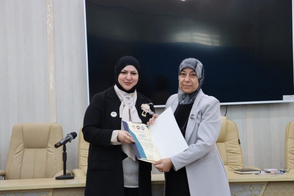 السيدة عميد كلية العلوم للبنات تشارك في اجتماع لجنة عمداء كليات العلوم في جامعة الموصل3