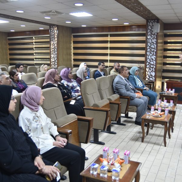ورشة عمل تدريبية تقيمها وحدة مجلة بغداد للعلوم بالتعاون مع وحدة الشؤون العلمية2