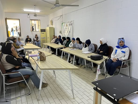 جولة ميدانية لمتابعة تسجيل الطلبة الجدد في كلية العلوم للبنات1