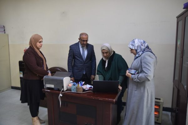 لجنة معيار أعضاء هيئة التدريس تزور كلية العلوم للبنات ضمن متطلبات الاعتماد المؤسسي3